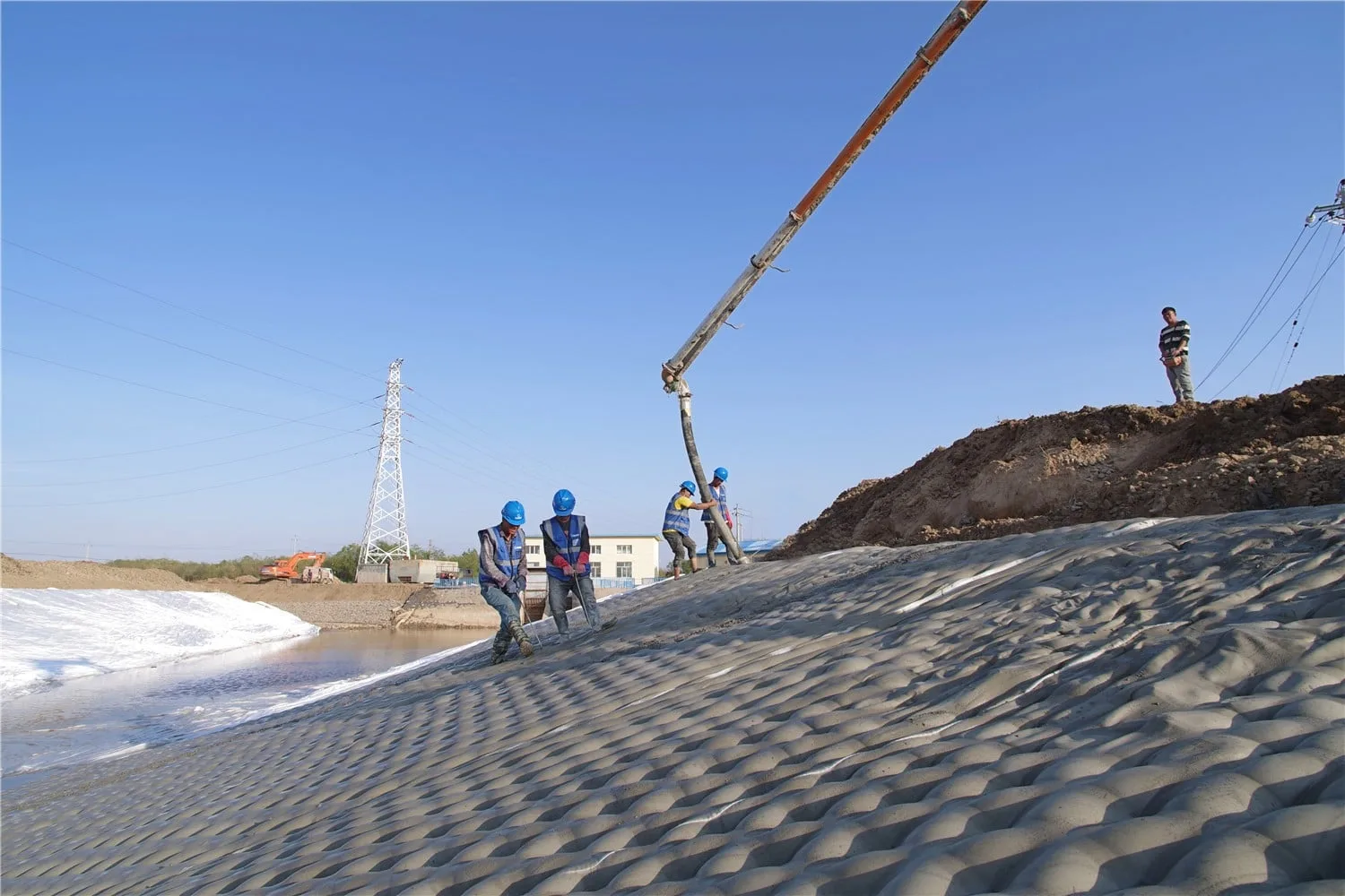 HydroBase installation crew on a project site